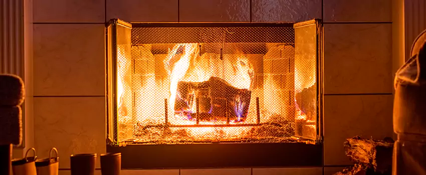 Mendota Hearth Landscape Fireplace Installation in Wesley Chapel, Florida