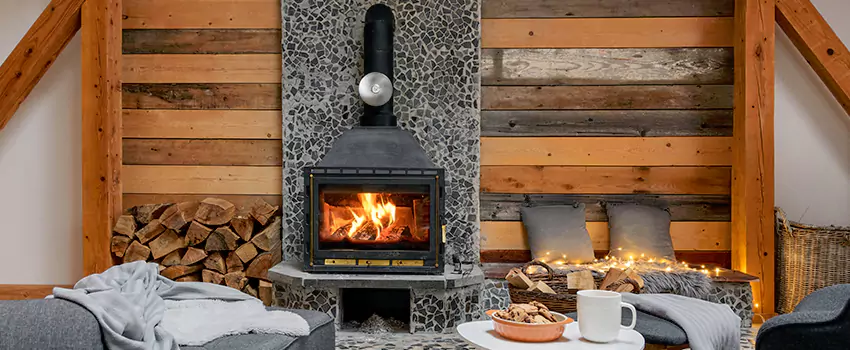 Thelin Hearth Products Direct Vent Gas Stove Fireplace Inspection in Wesley Chapel, Florida